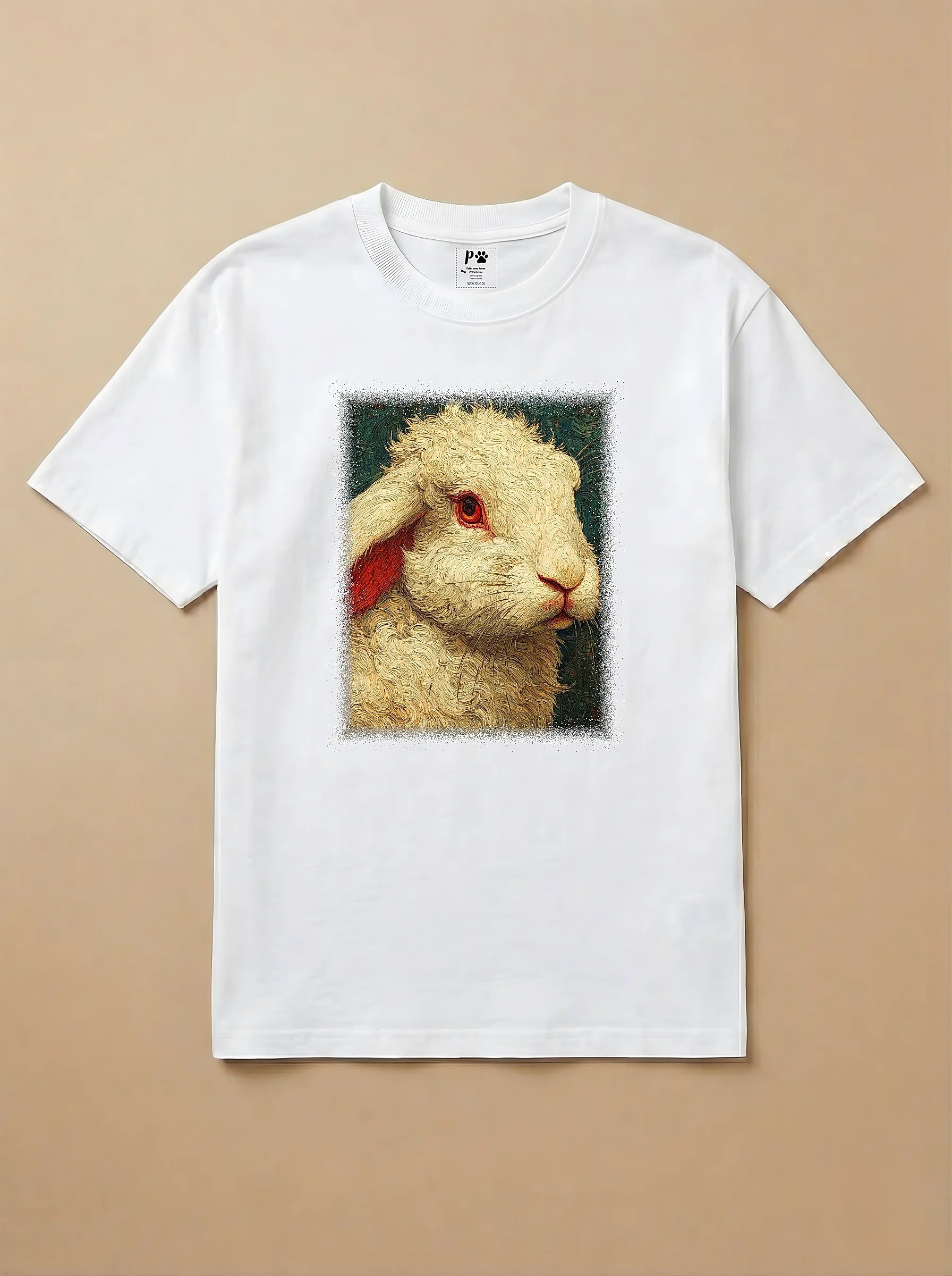 Camisa Pet Impressionismo - Coelho