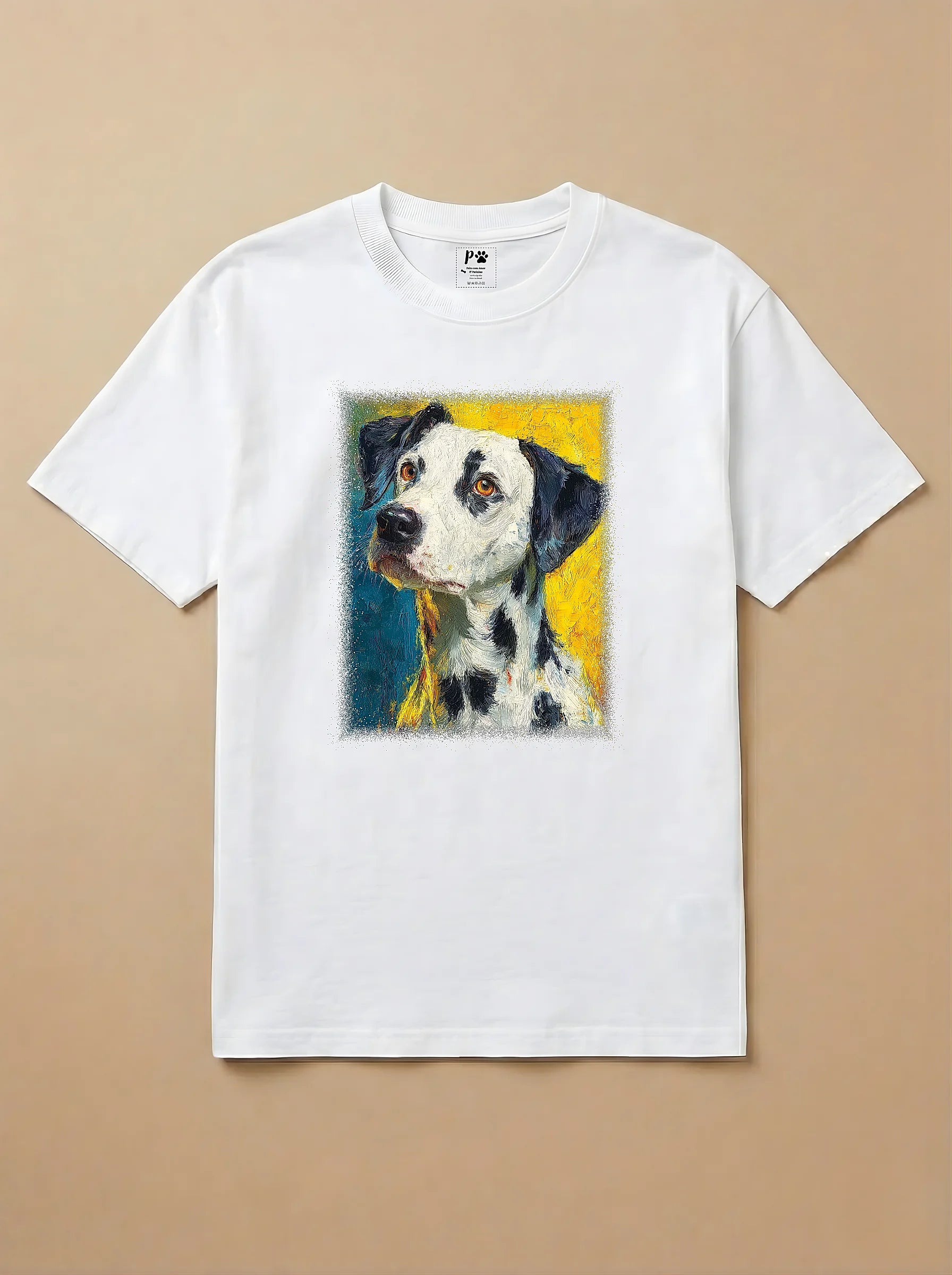 Camisa Pet Impressionismo - Dalmata