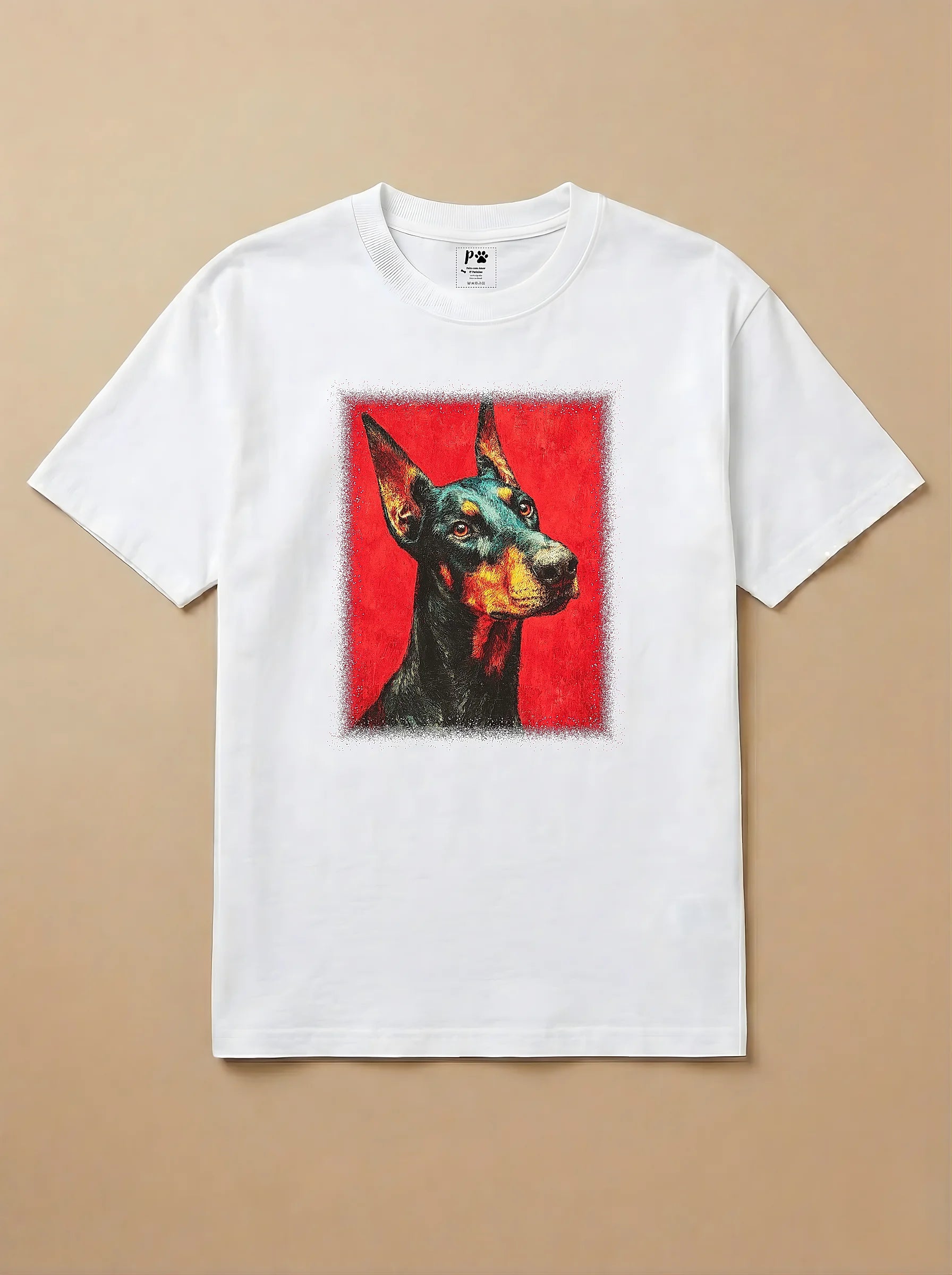 Camisa Pet Impressionismo - Dobermann