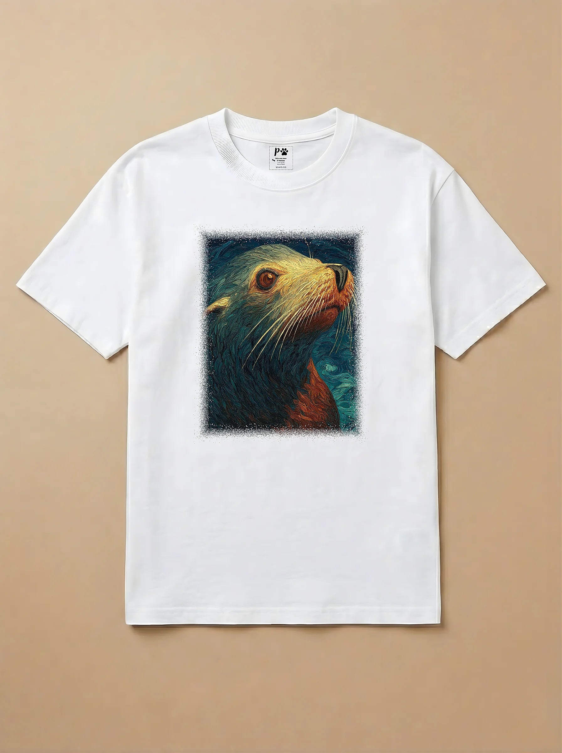 Camisa Pet Impressionismo - Foca