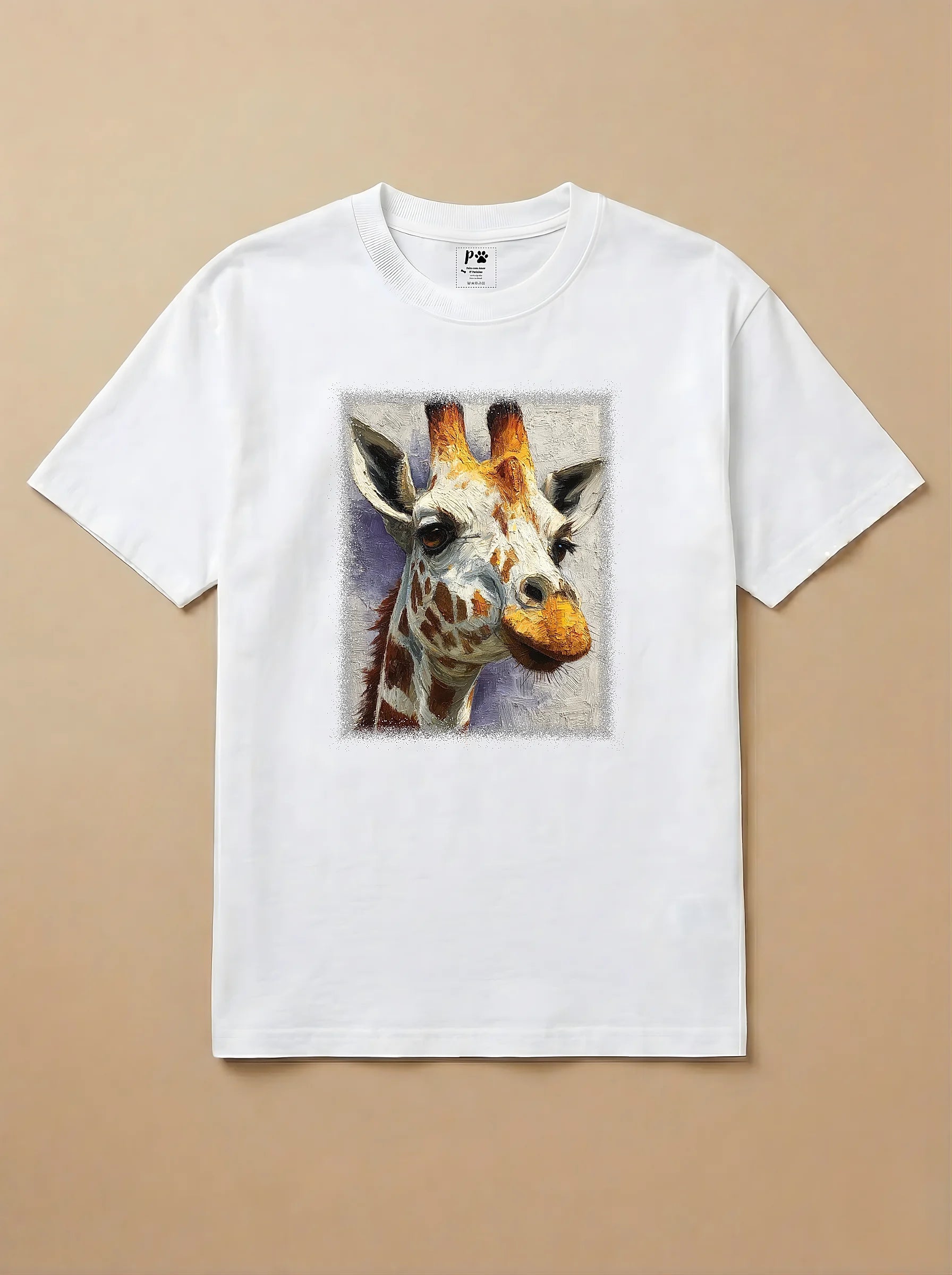 Camisa Pet Impressionismo - Girafa