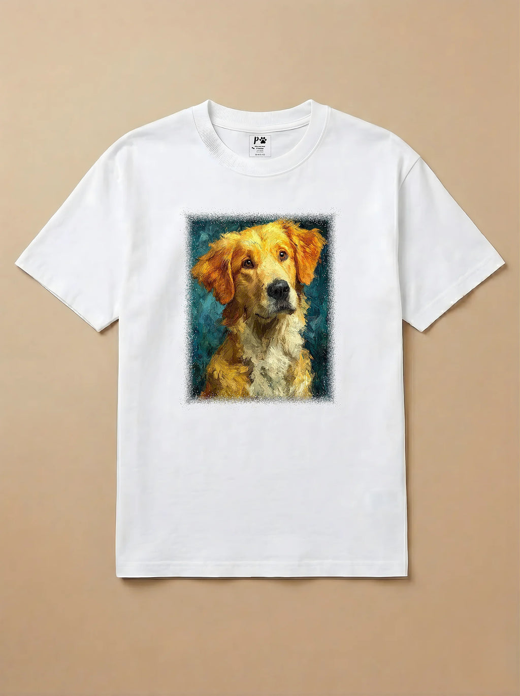 Camisa Pet Impressionismo - Golden