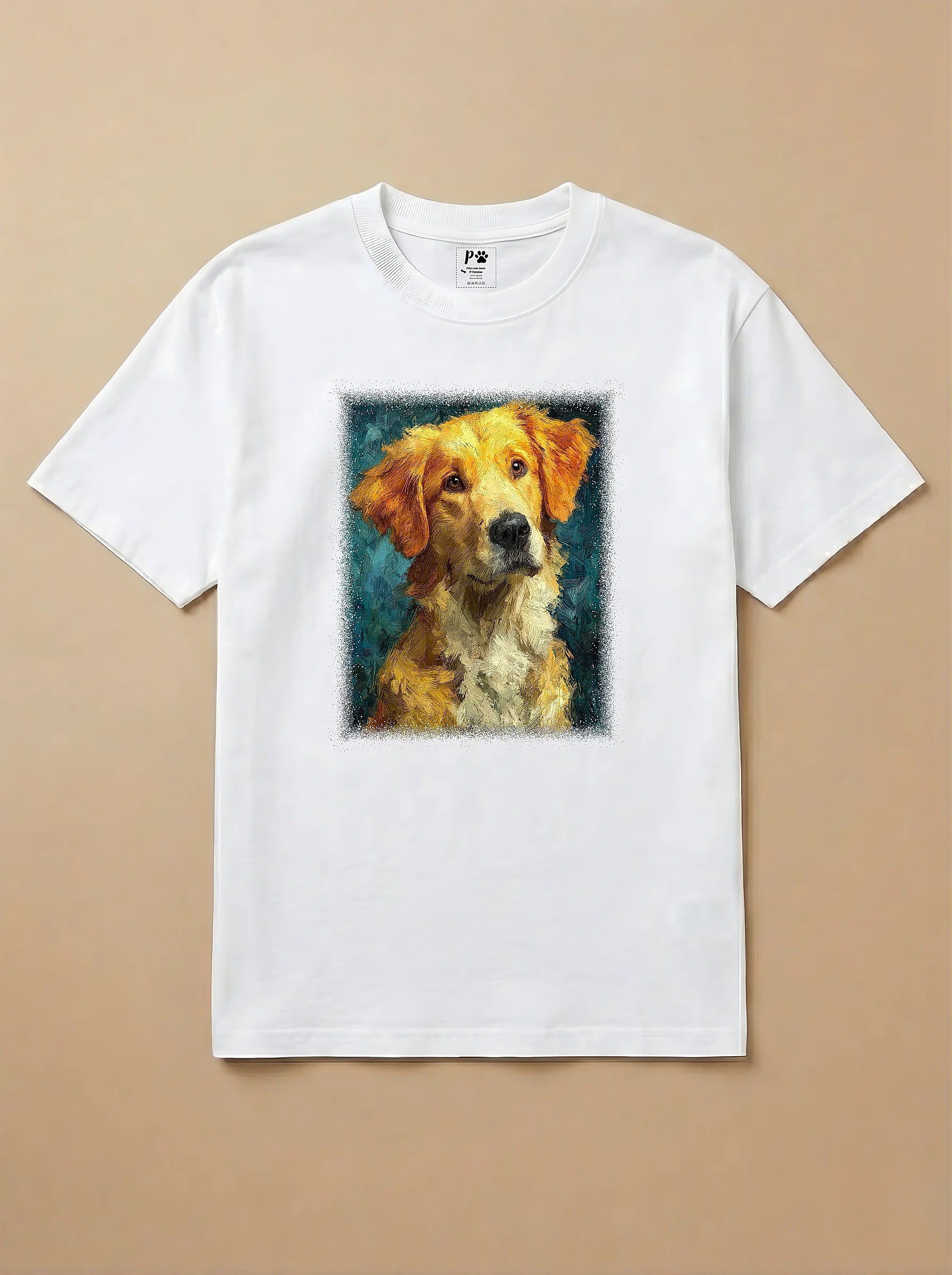 Camisa Pet Impressionismo - Golden