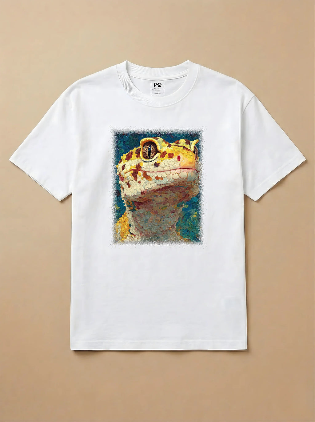 Camisa Pet Impressionismo - Lagartixa