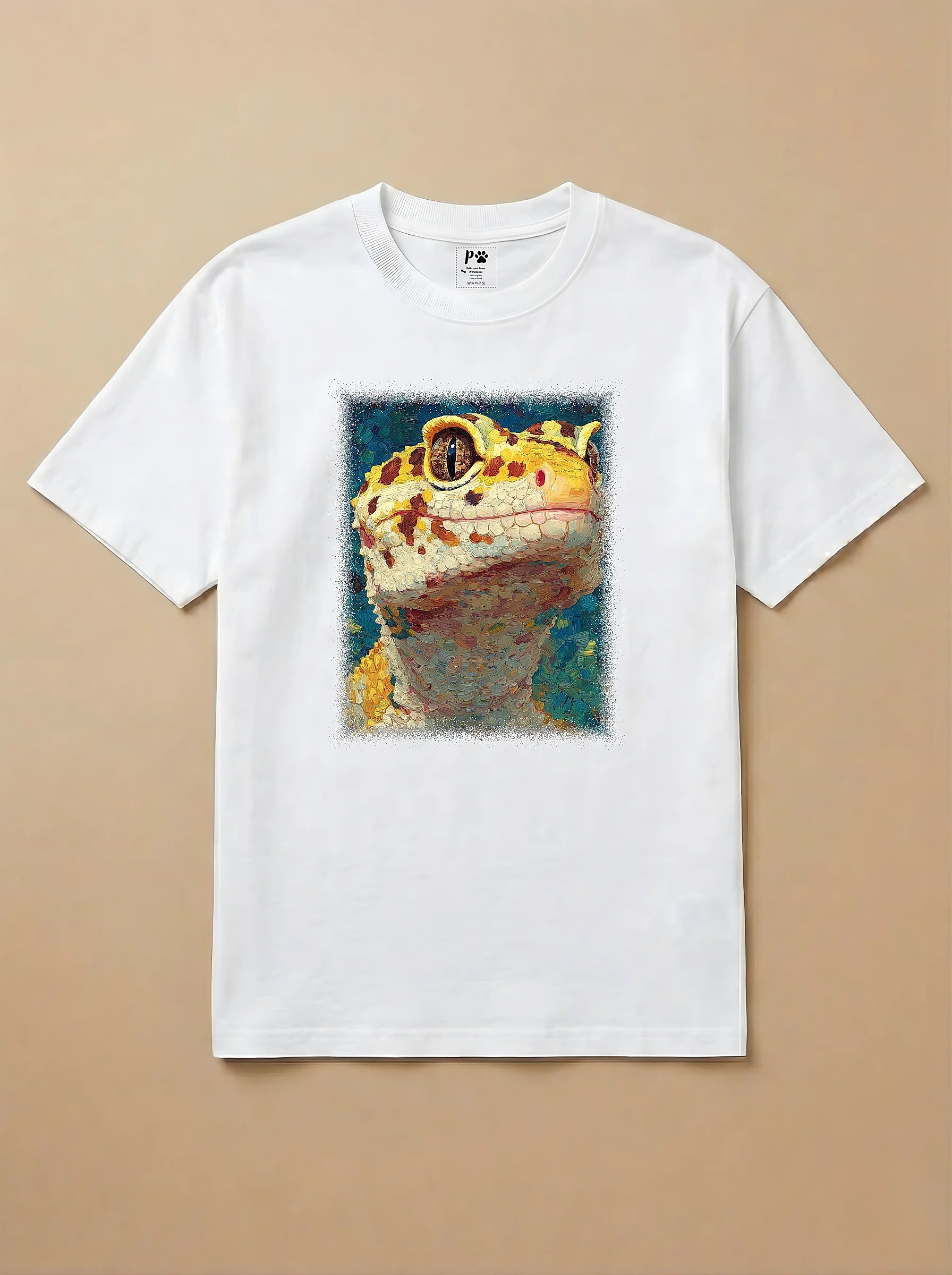 Camisa Pet Impressionismo - Lagartixa