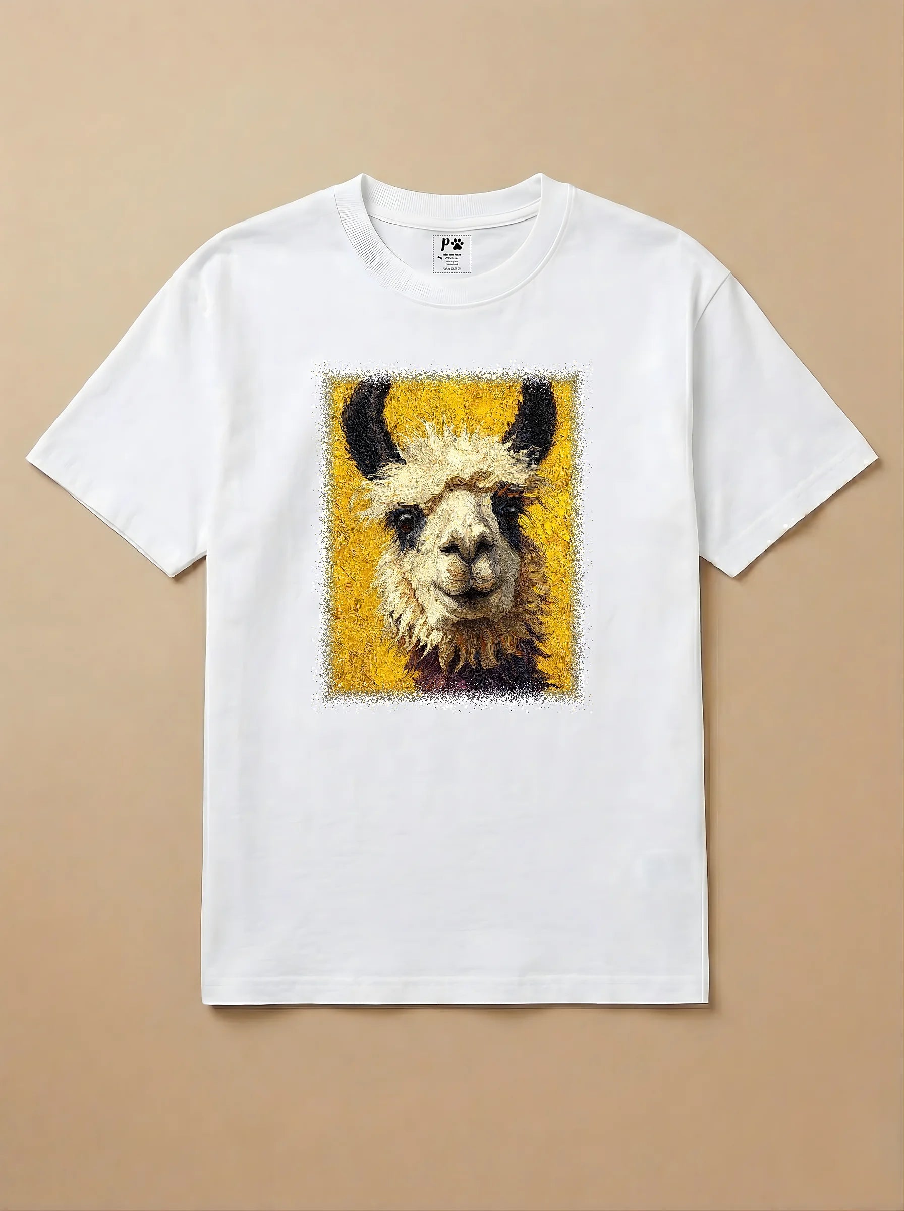 Camisa Pet Impressionismo - Lhama