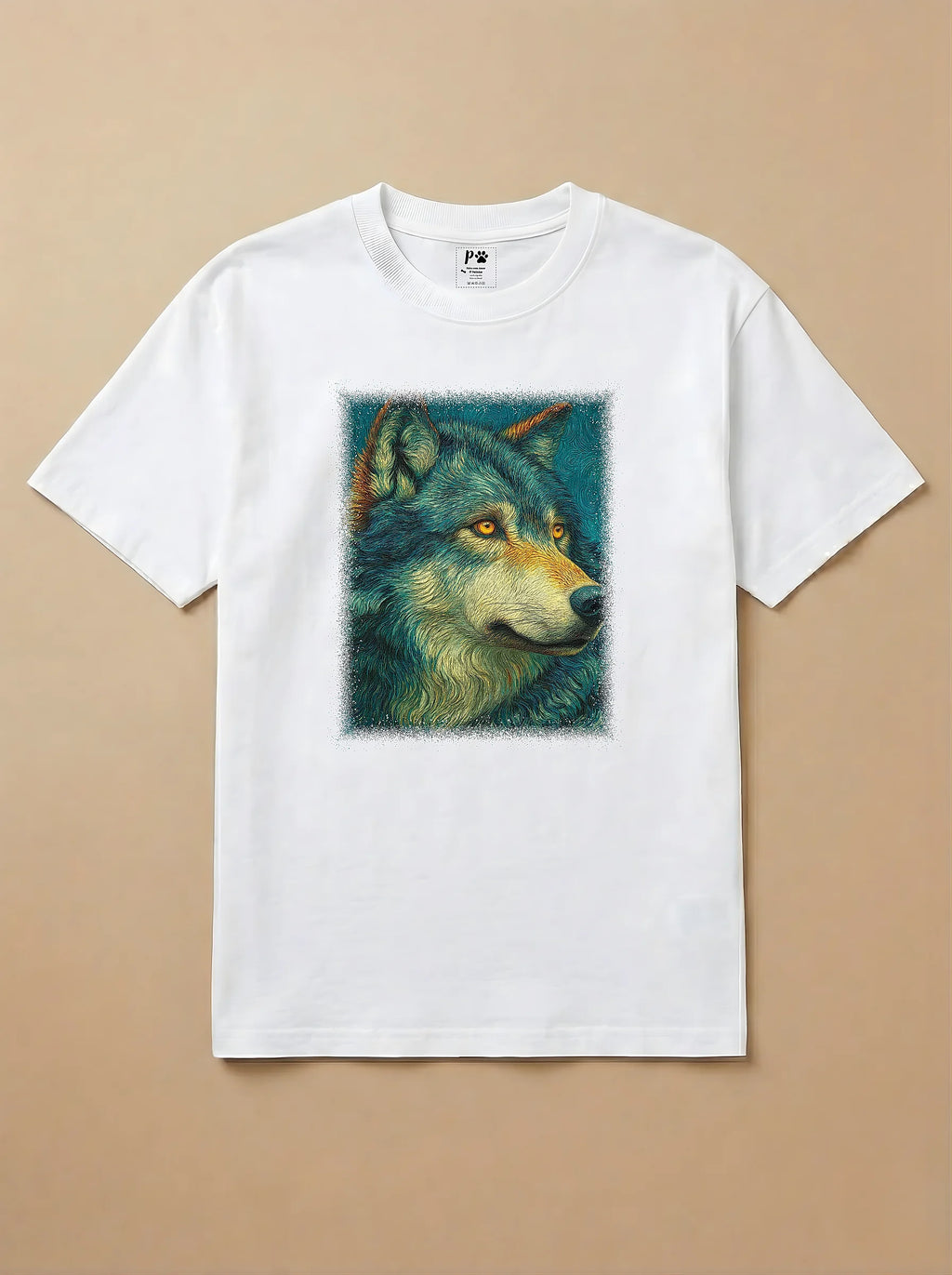Camisa Pet Impressionismo - Lobo