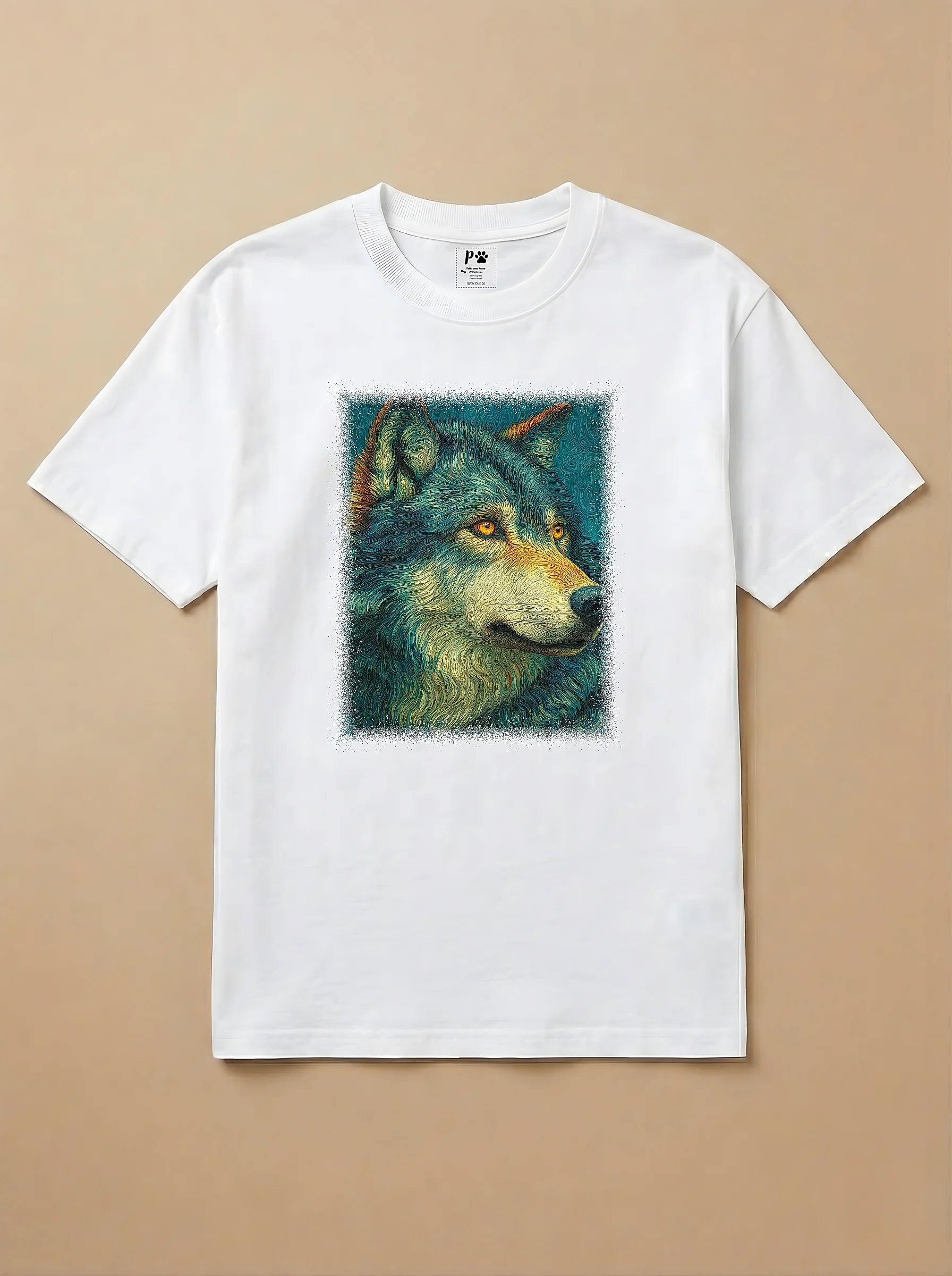 Camisa Pet Impressionismo - Lobo