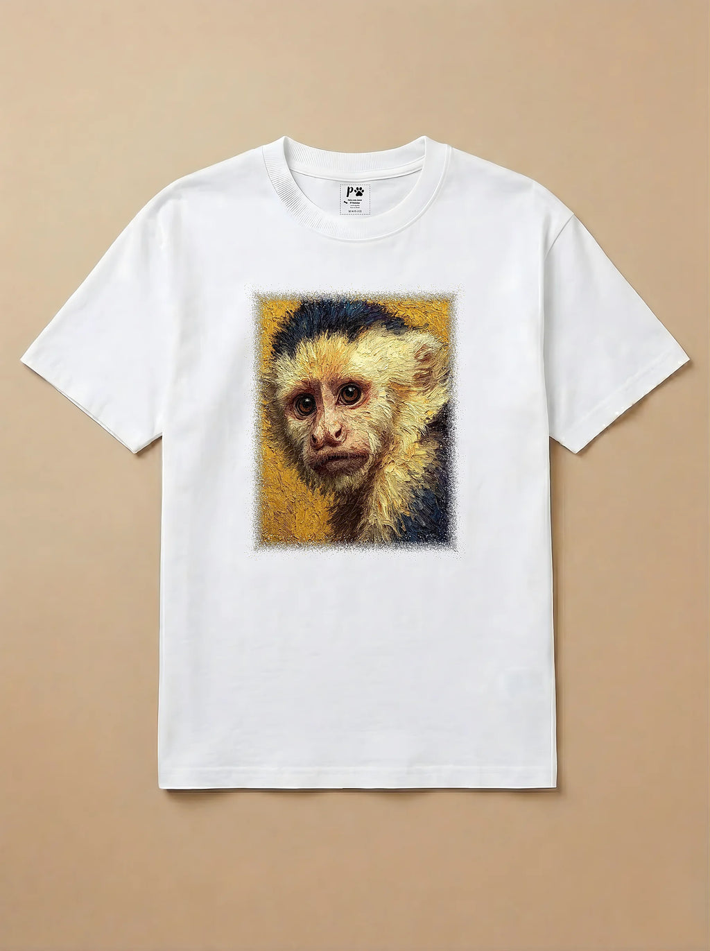 Camisa Pet Impressionismo - Macaco
