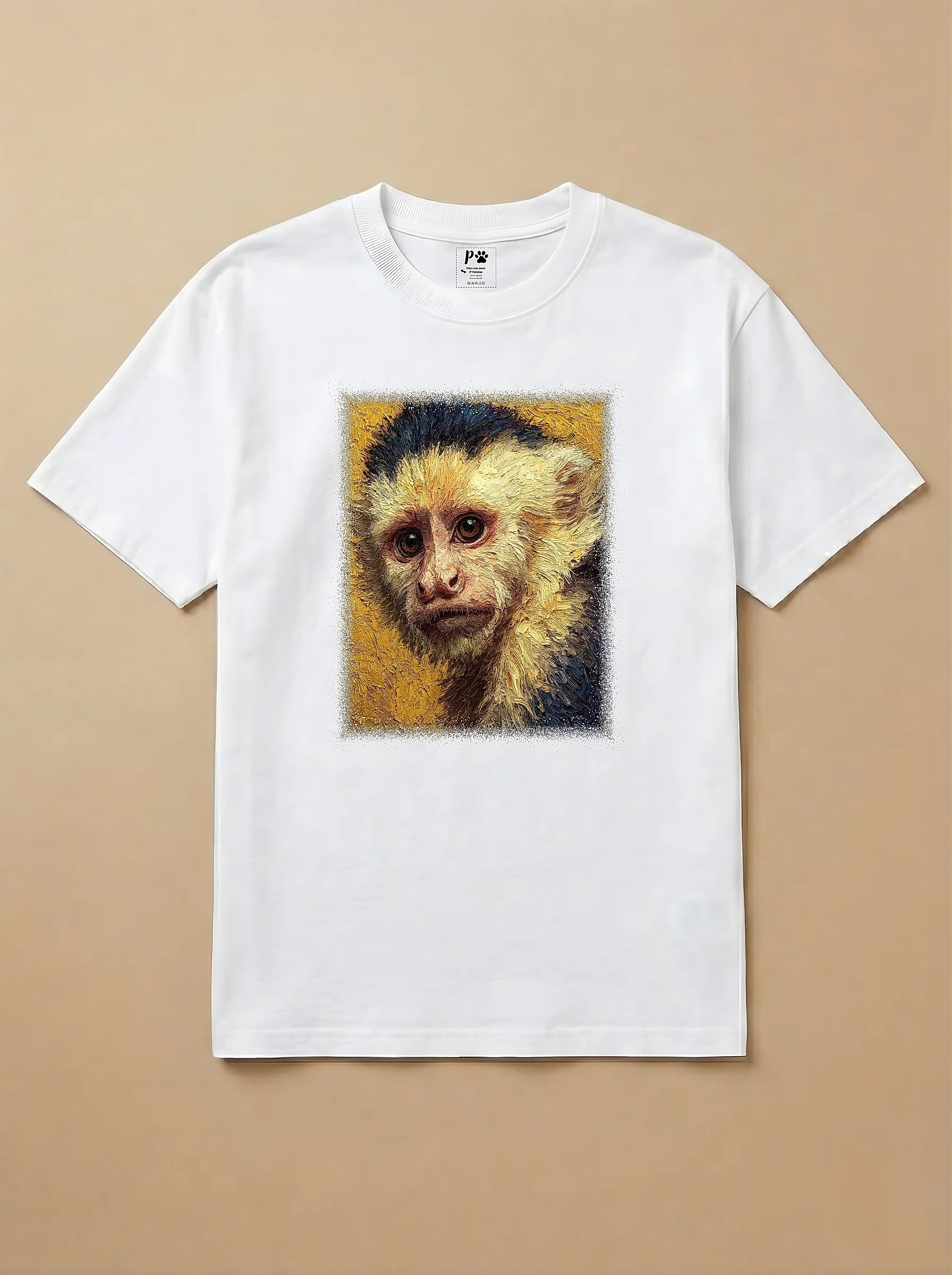 Camisa Pet Impressionismo - Macaco