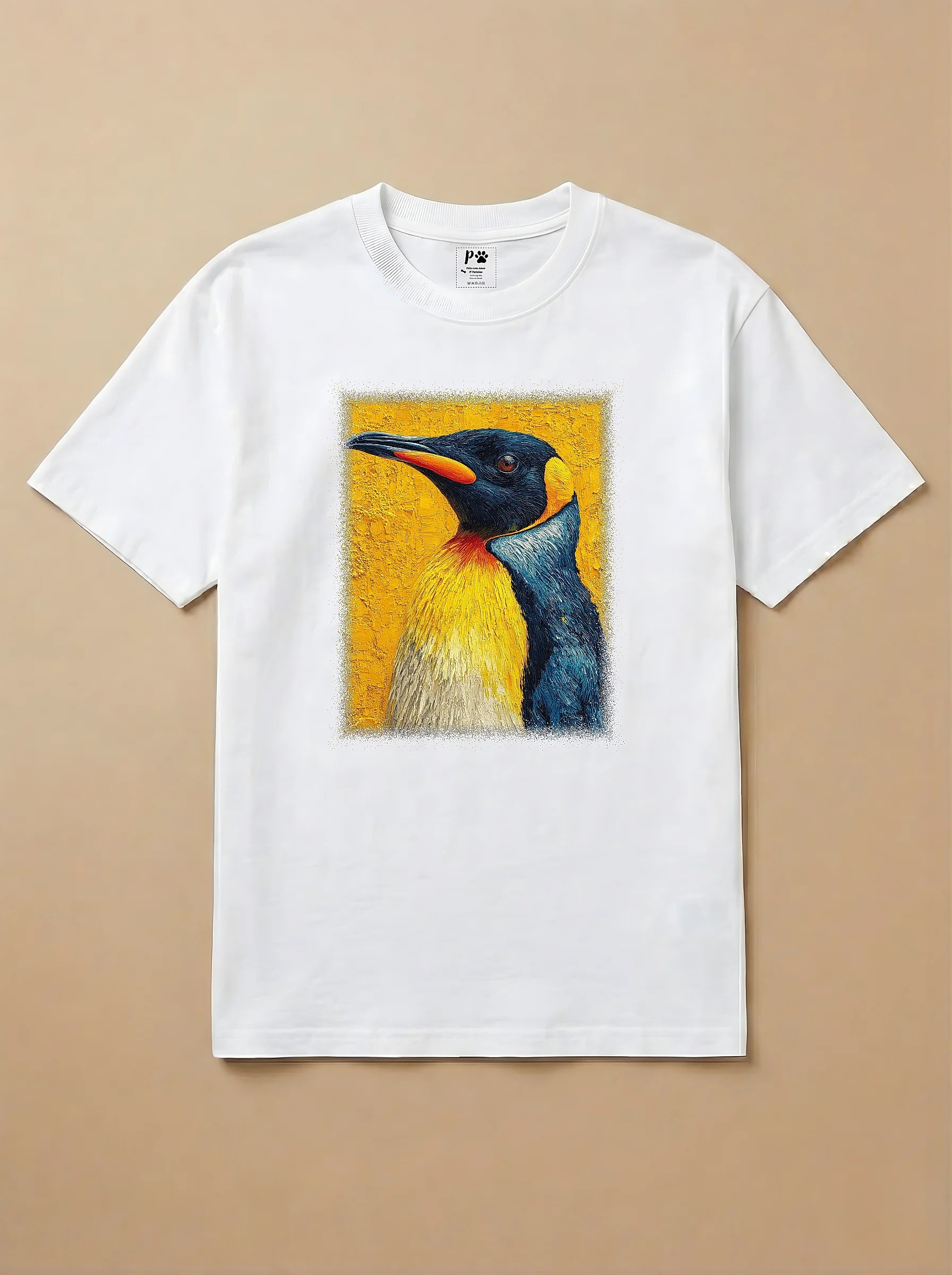 Camisa Pet Impressionismo - Pinguim