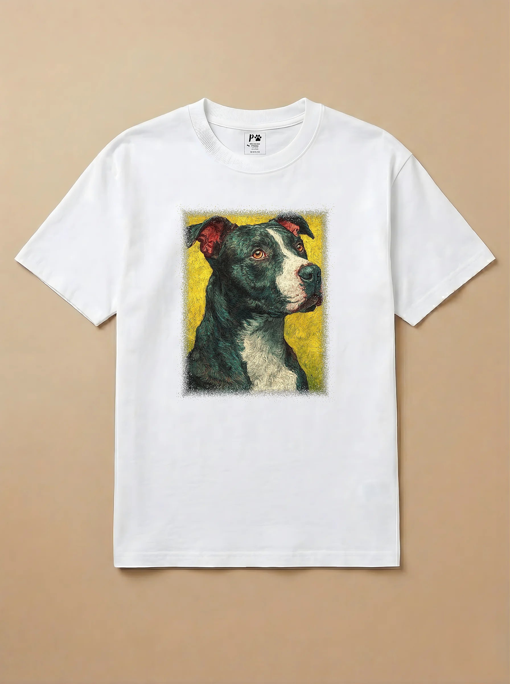 Camisa Pet Impressionismo - Pitbull