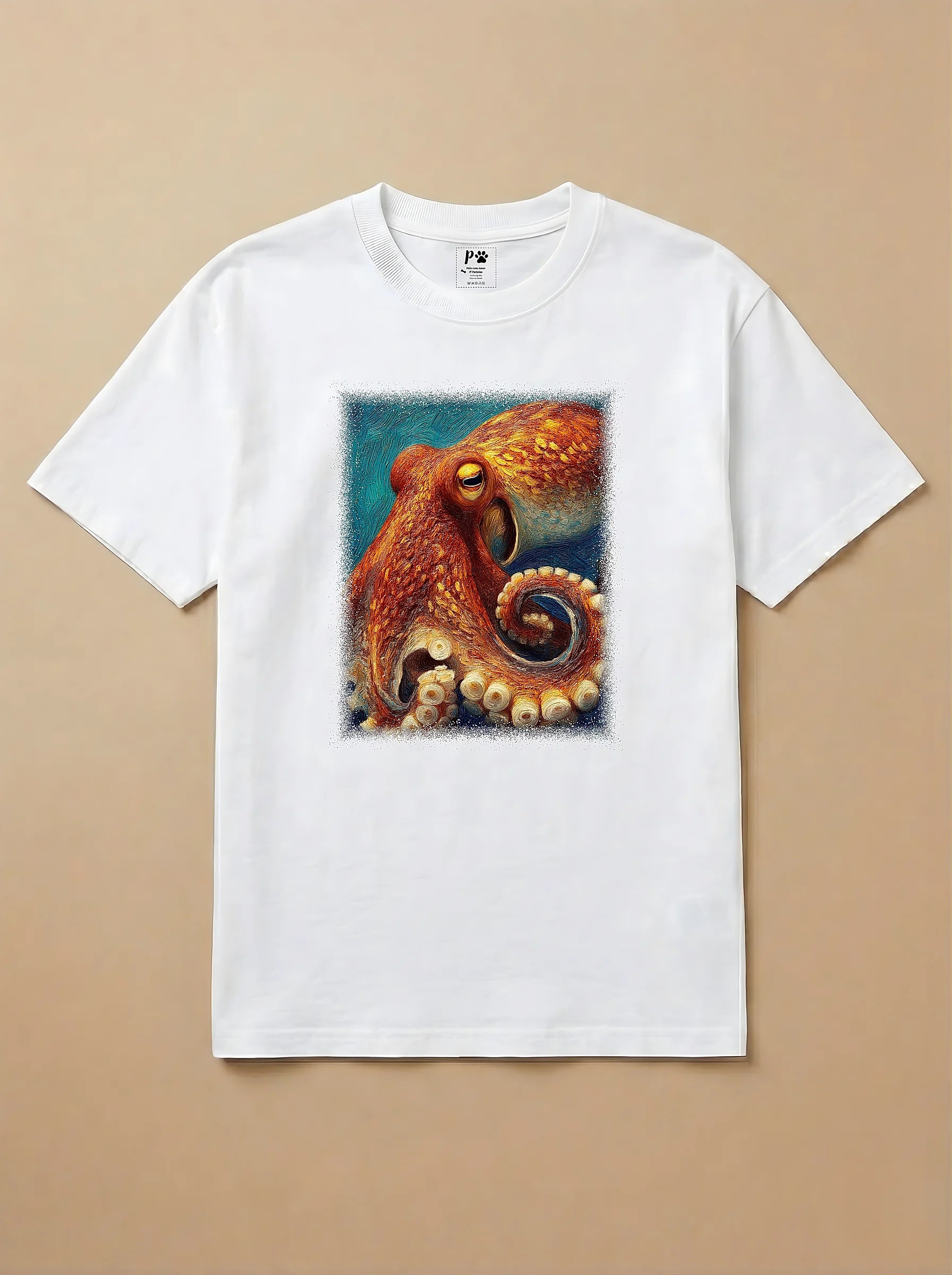 Camisa Pet Impressionismo - Polvo