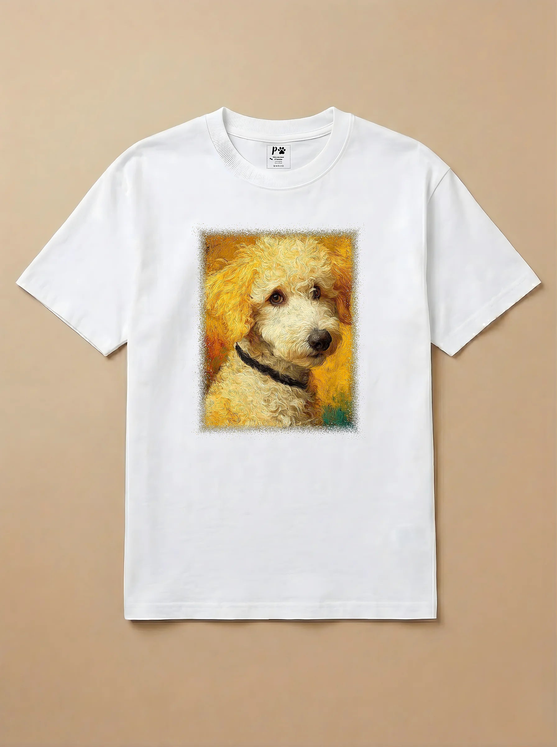 Camisa Pet Impressionismo - Poodle