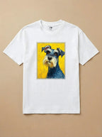 Camisa Pet Impressionismo - Schnauzer