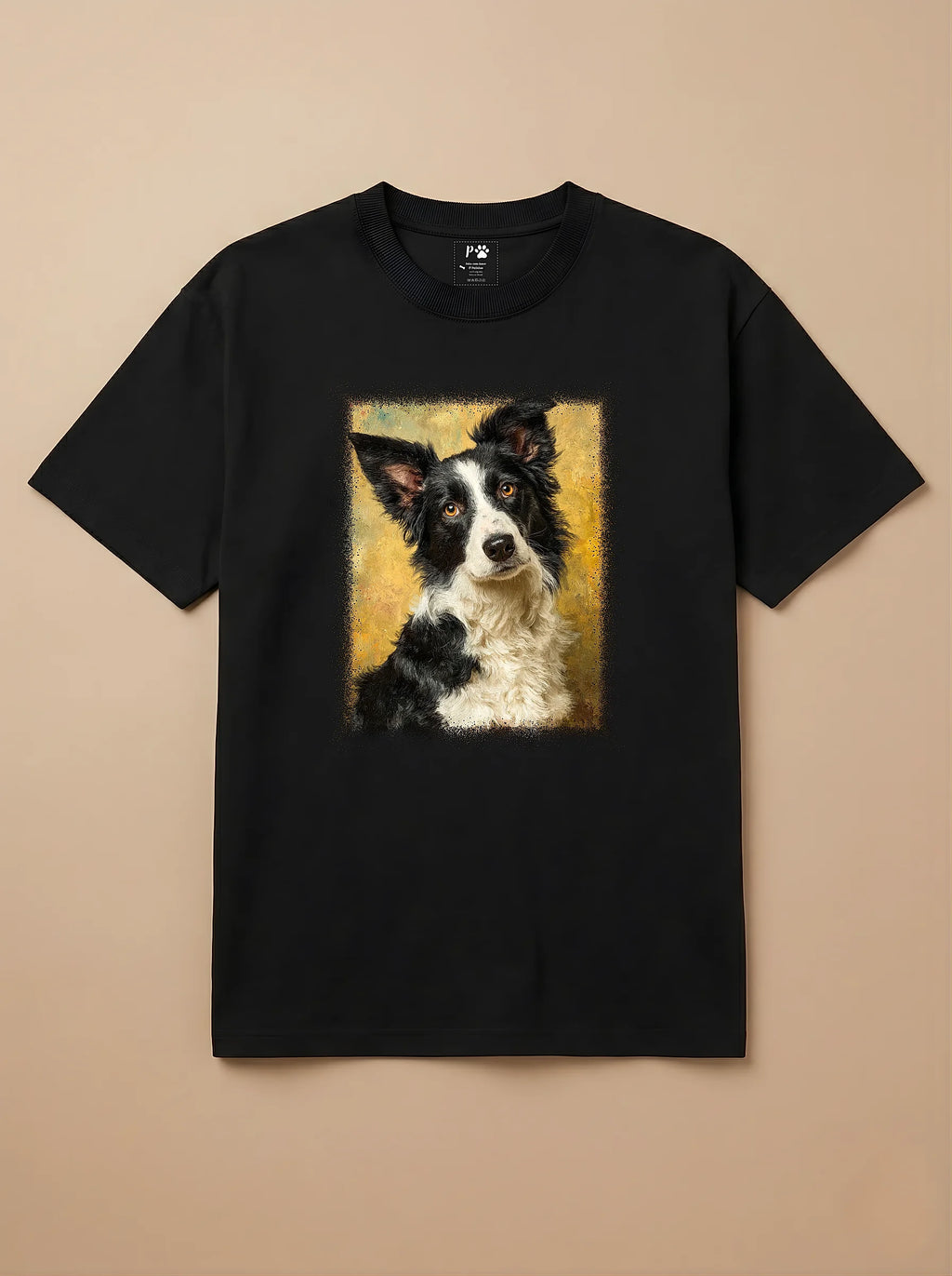 Camisa Pet Impressionismo - Border Collie