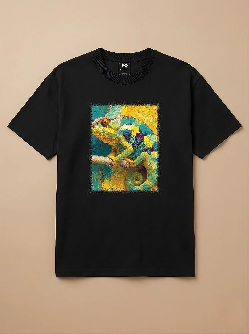 Camisa Pet Impressionismo - Camaleão