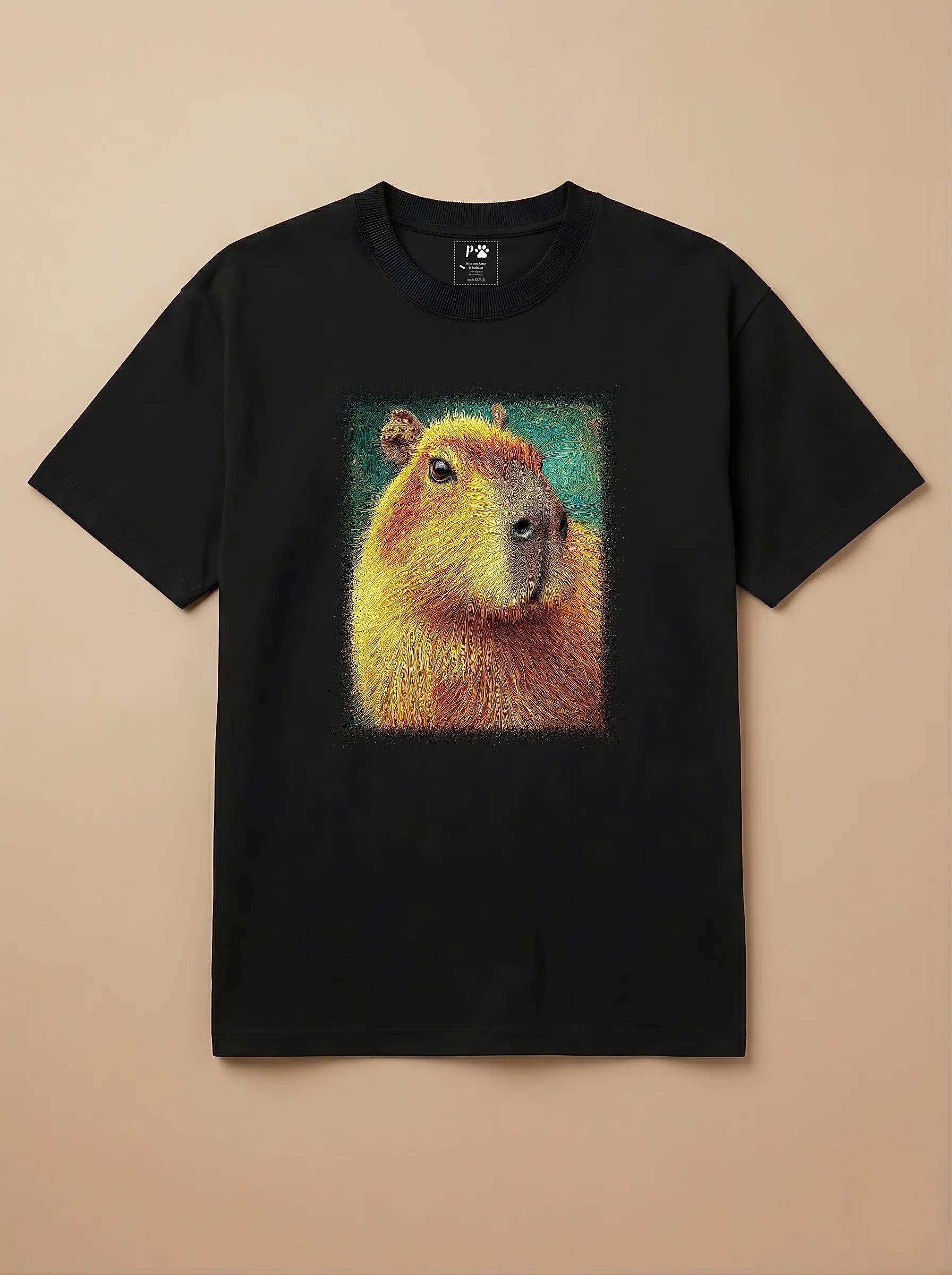 Camisa Pet Impressionismo - Capivara