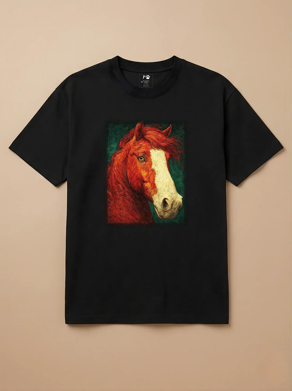 Camisa Pet Impressionismo - Cavalo