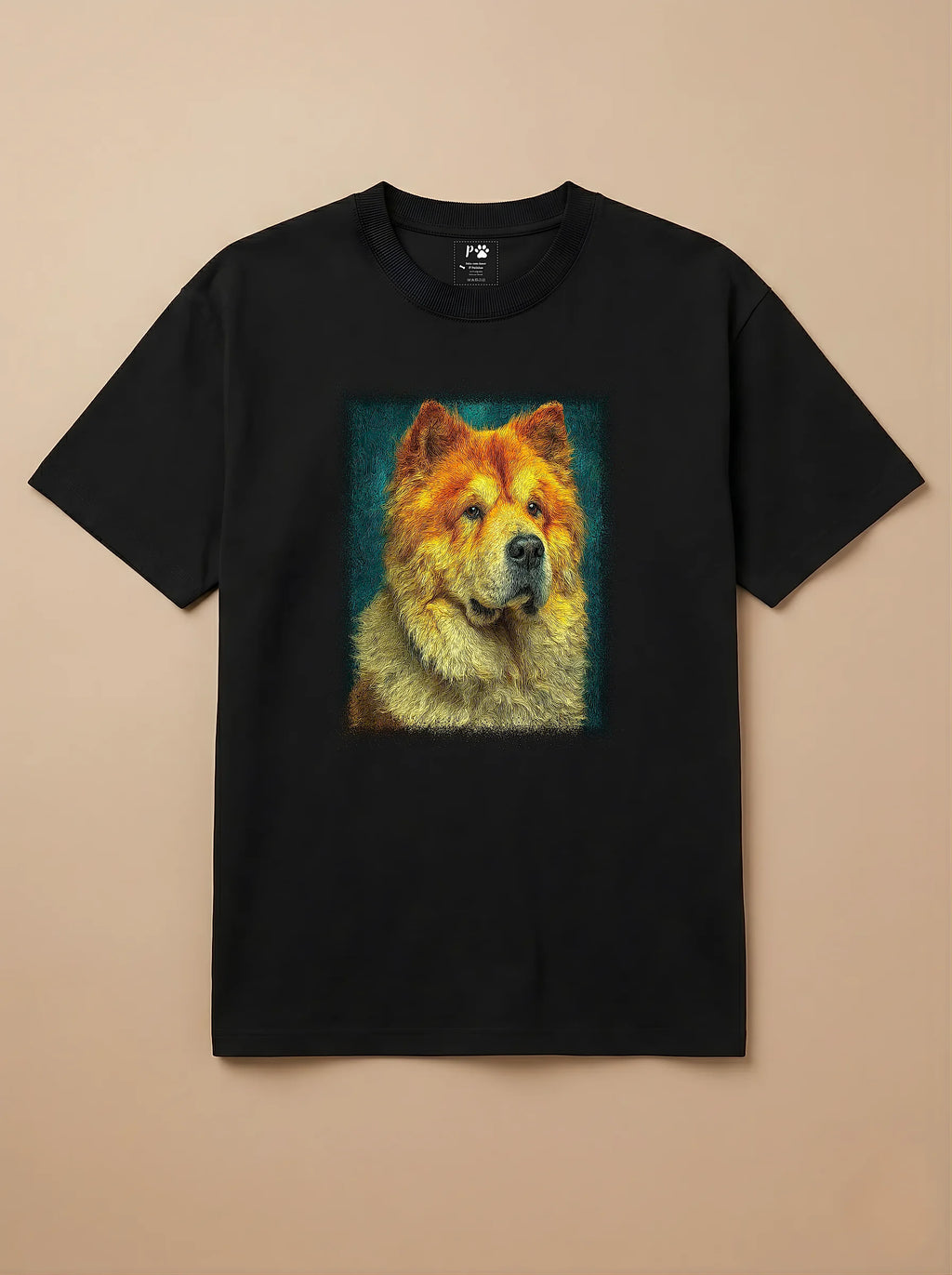 Camisa Pet Impressionismo - Chow Chow