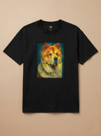 Camisa Pet Impressionismo - Chow Chow