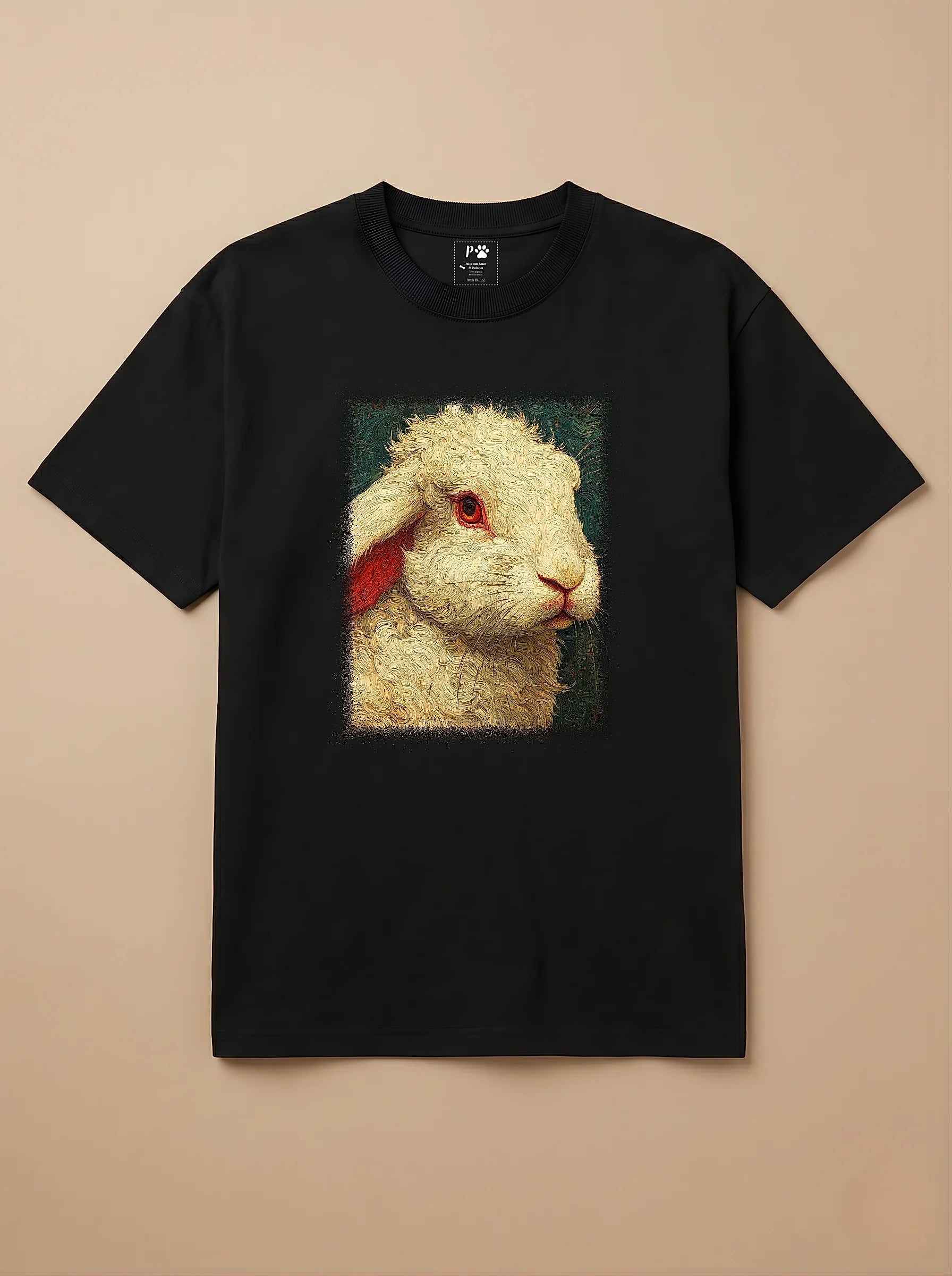 Camisa Pet Impressionismo - Coelho