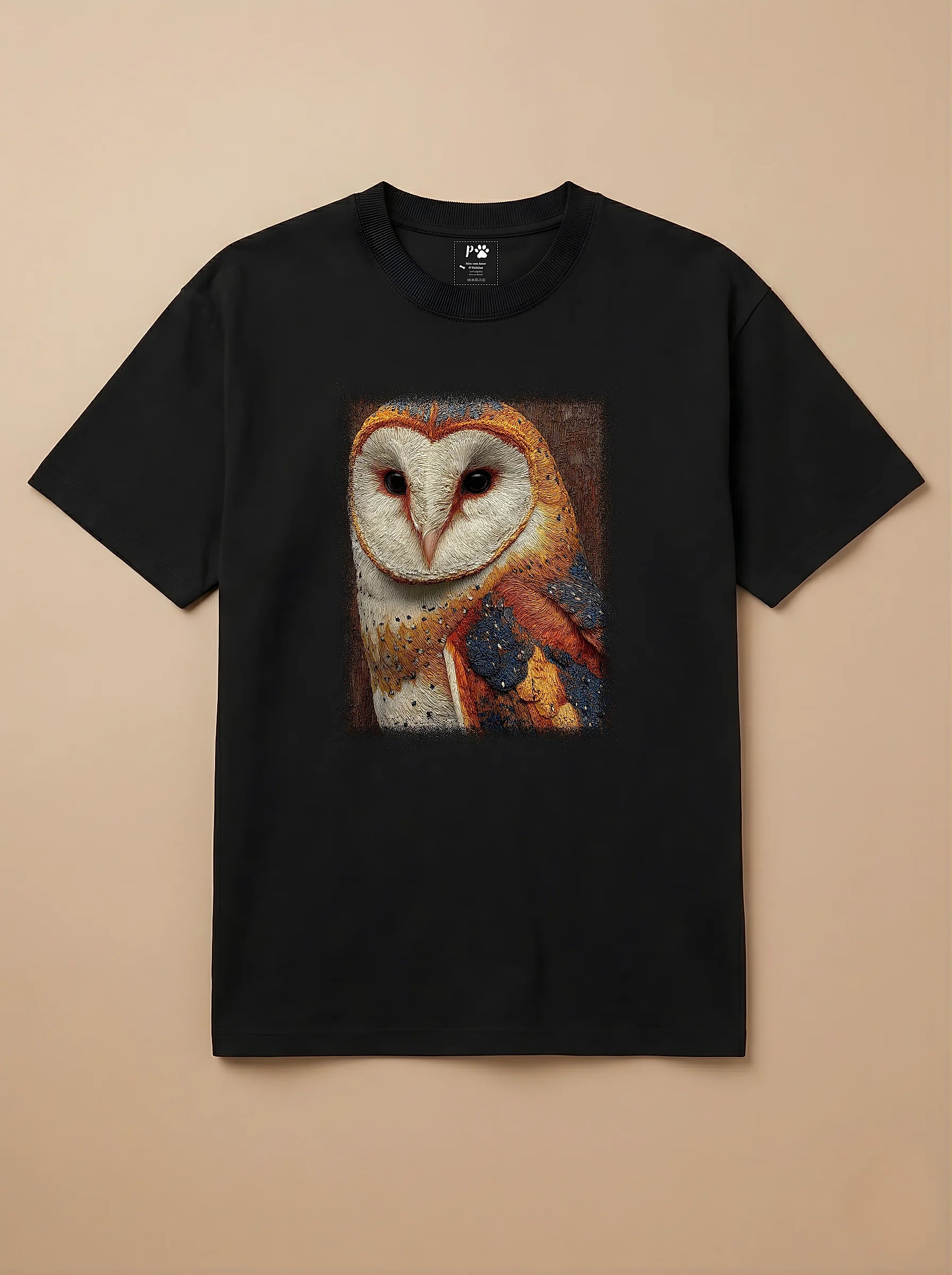 Camisa Pet Impressionismo - Coruja