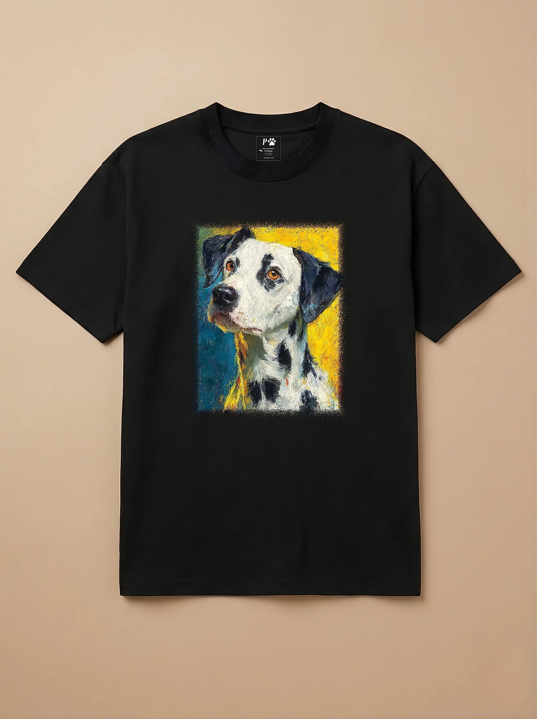 Camisa Pet Impressionismo - Dalmata
