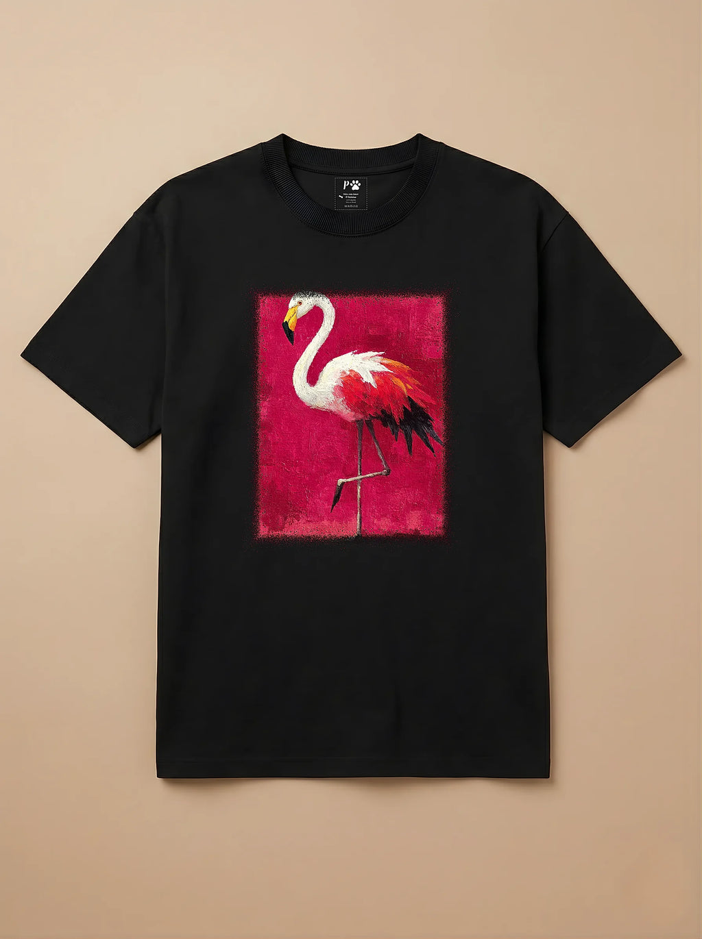 Camisa Pet Impressionismo - Flamingo