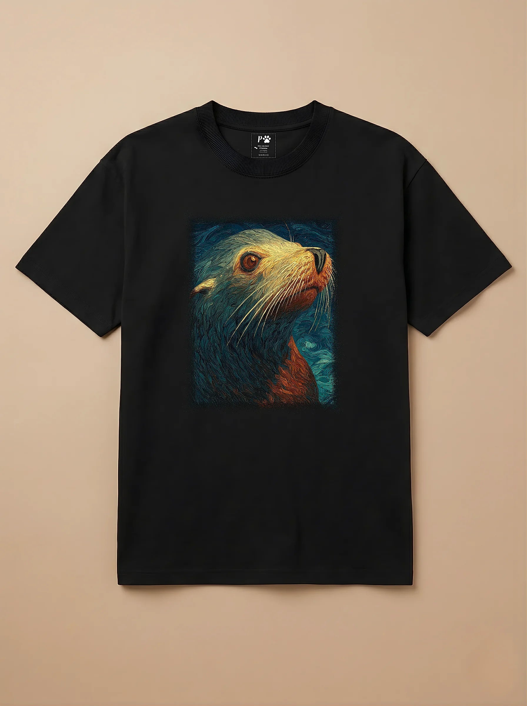 Camisa Pet Impressionismo - Foca