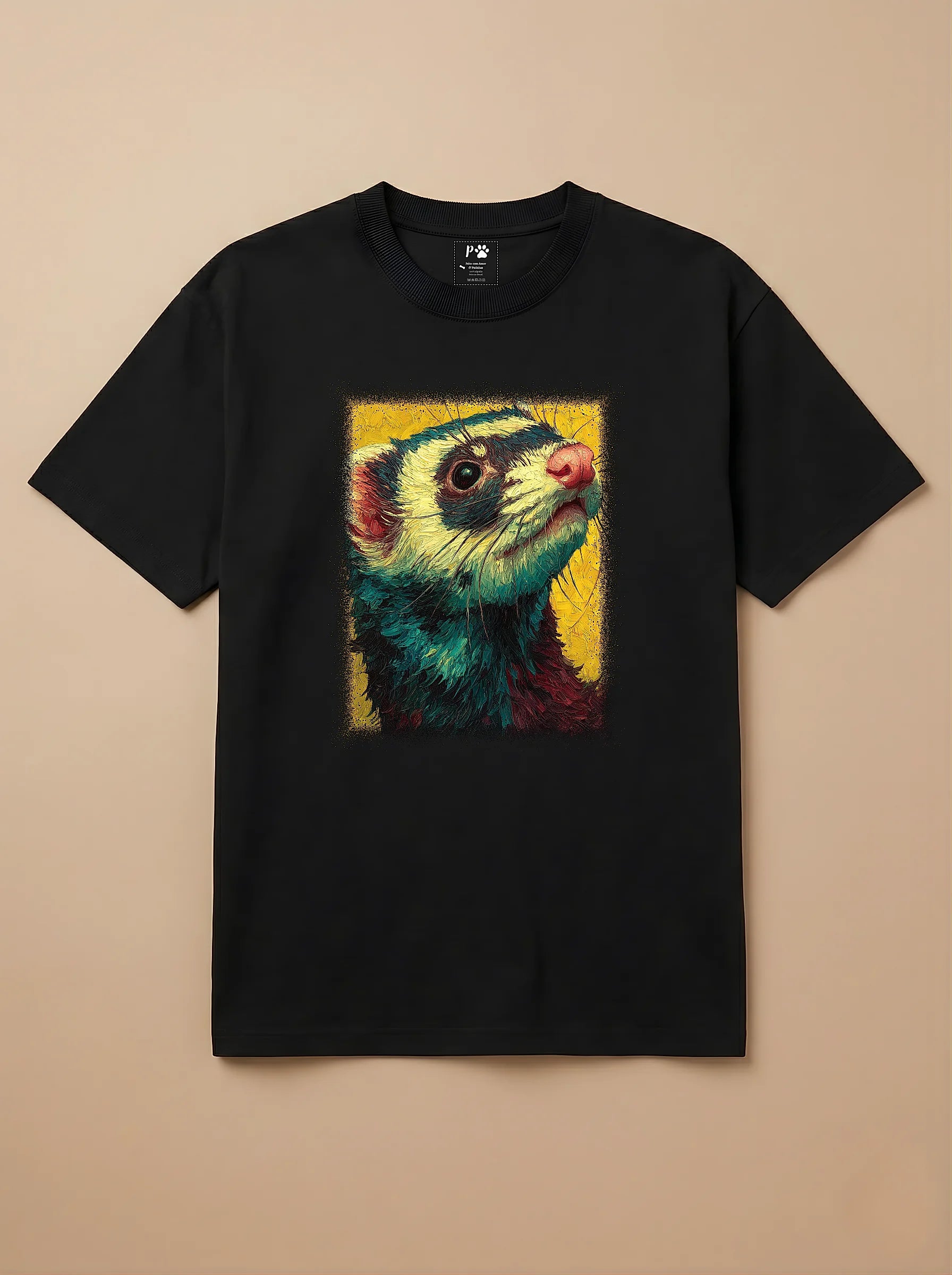 Camisa Pet Impressionismo - Furão