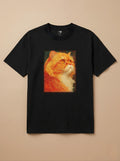 Camisa Pet Impressionismo - Gato Persa
