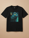 Camisa Pet Impressionismo - Gato Preto