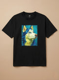 Camisa Pet Impressionismo - Husky