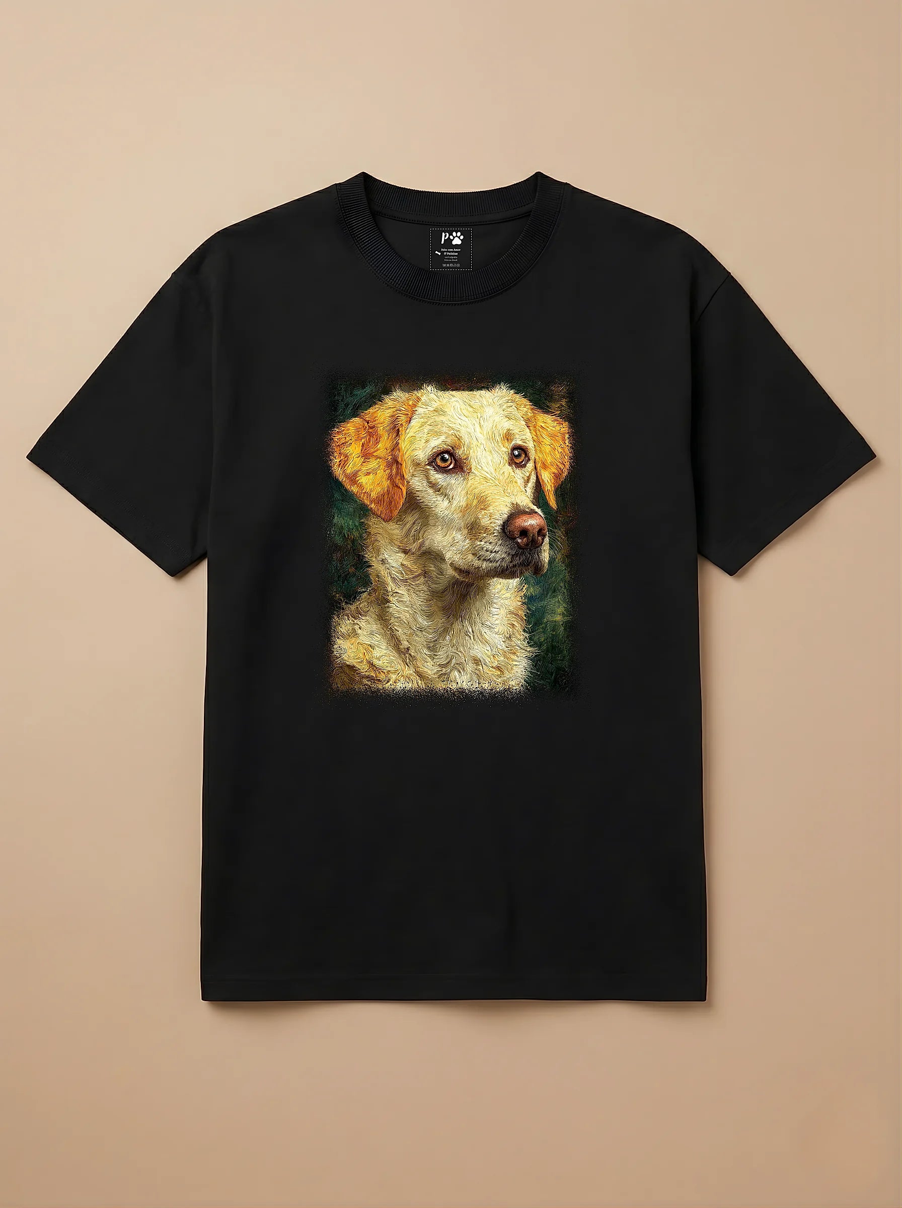 Camisa Pet Impressionismo - Labrador