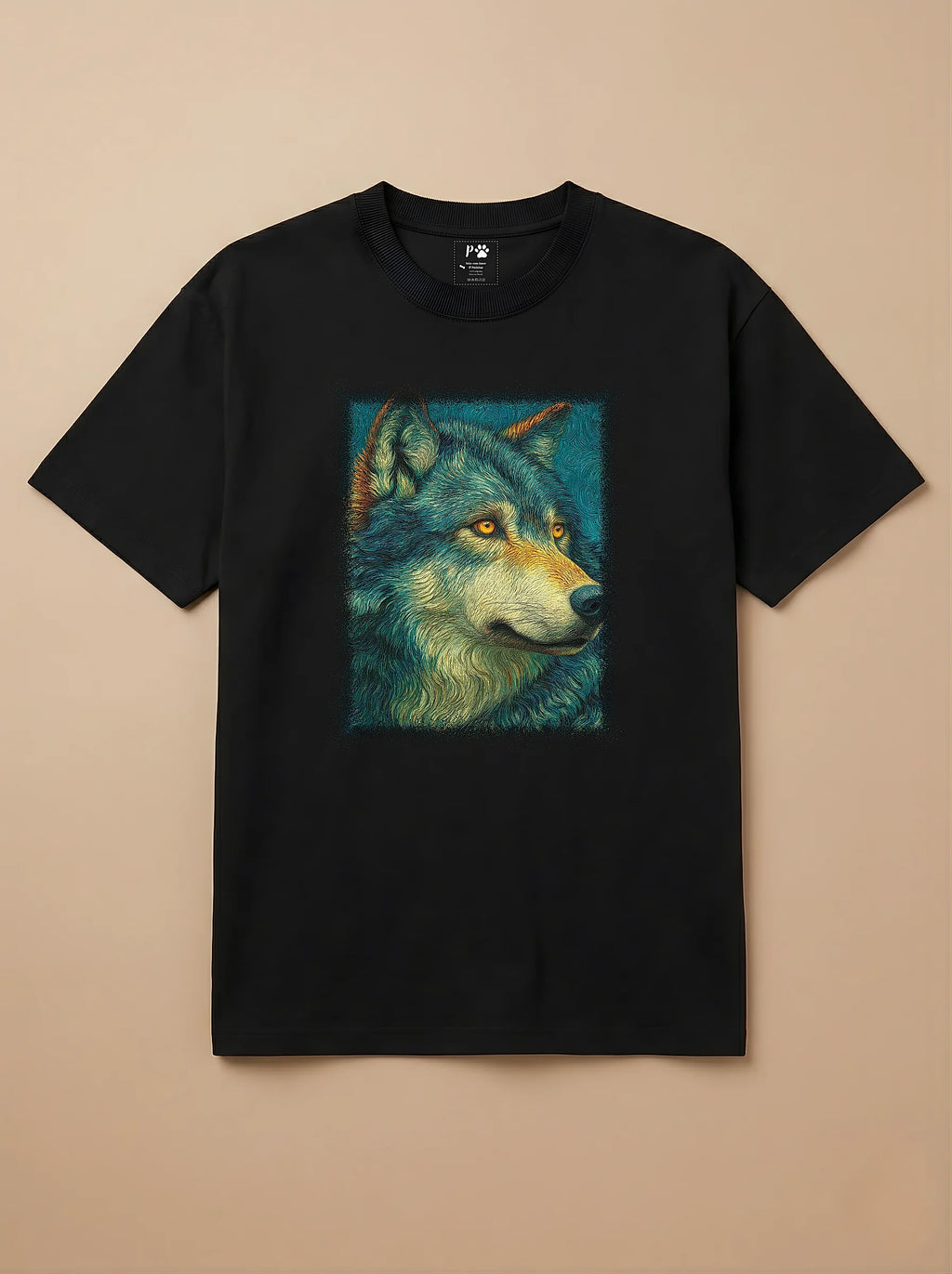 Camisa Pet Impressionismo - Lobo