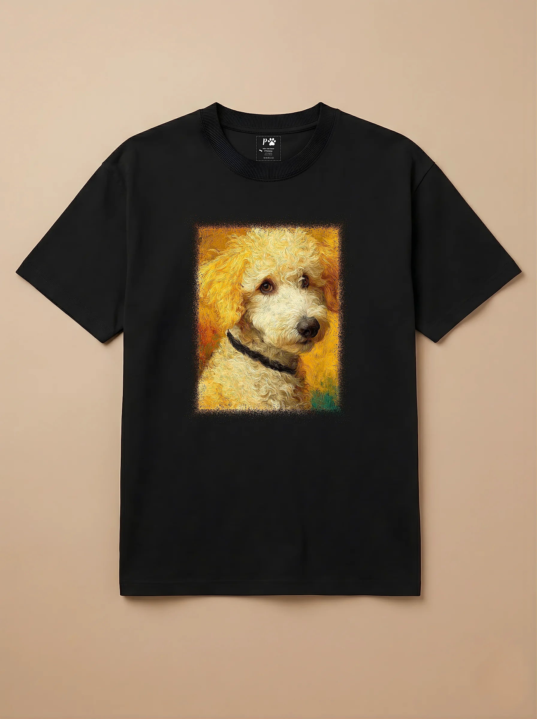 Camisa Pet Impressionismo - Poodle