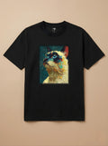 Camisa Pet Impressionismo - Siamês