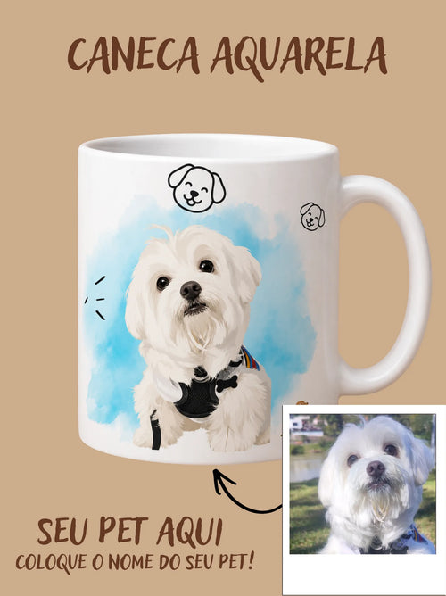 Verso — Caneca - Caneca Aquarela