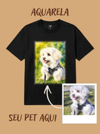 Camisa T-Shirt Personalizada - Aquarela