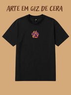 Camisa Oversized Personalizada - Arte em Giz de Cera
